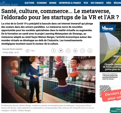 Press release of Maison Berger live streaming