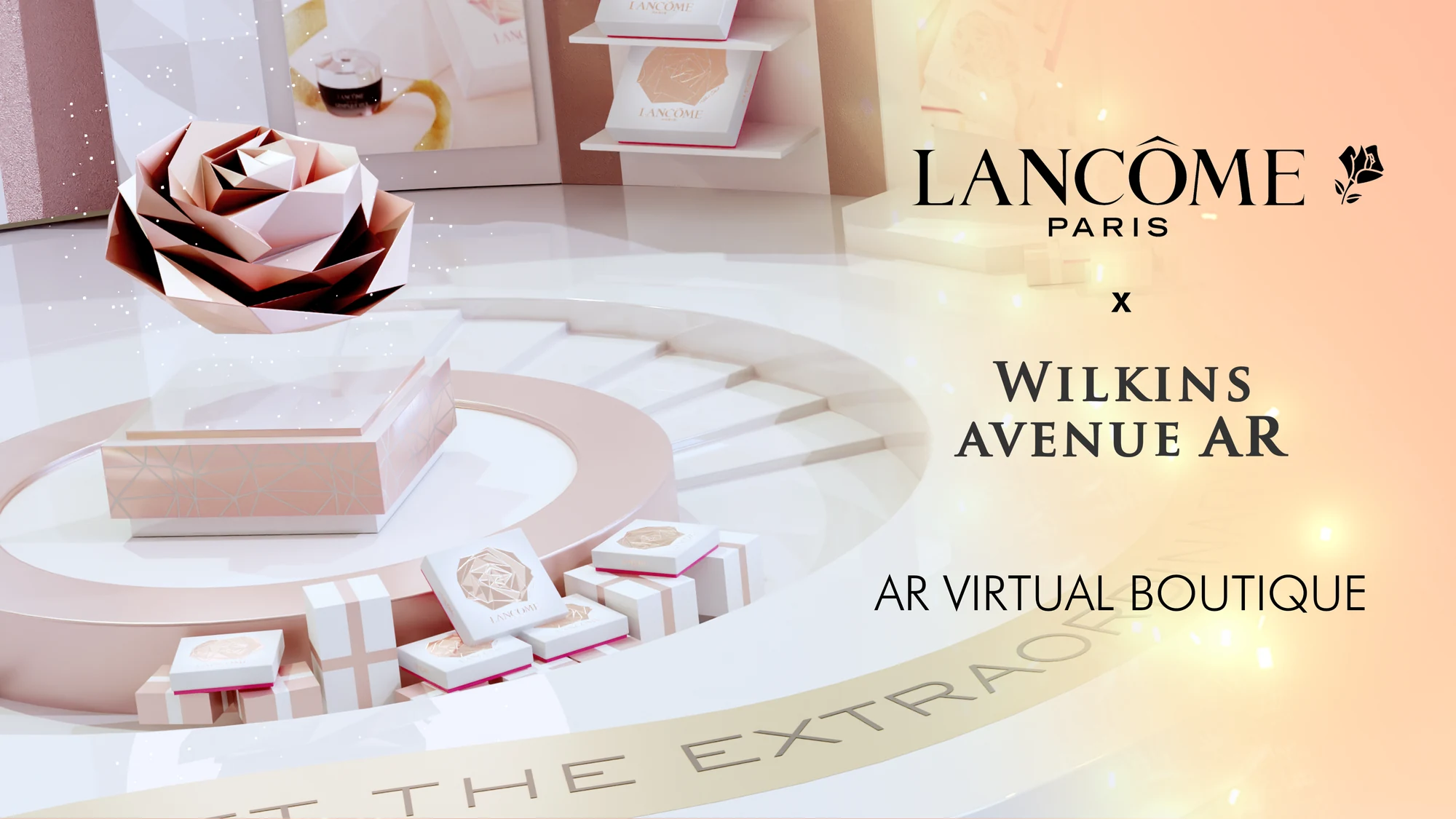 Virtual boutique for Lancome